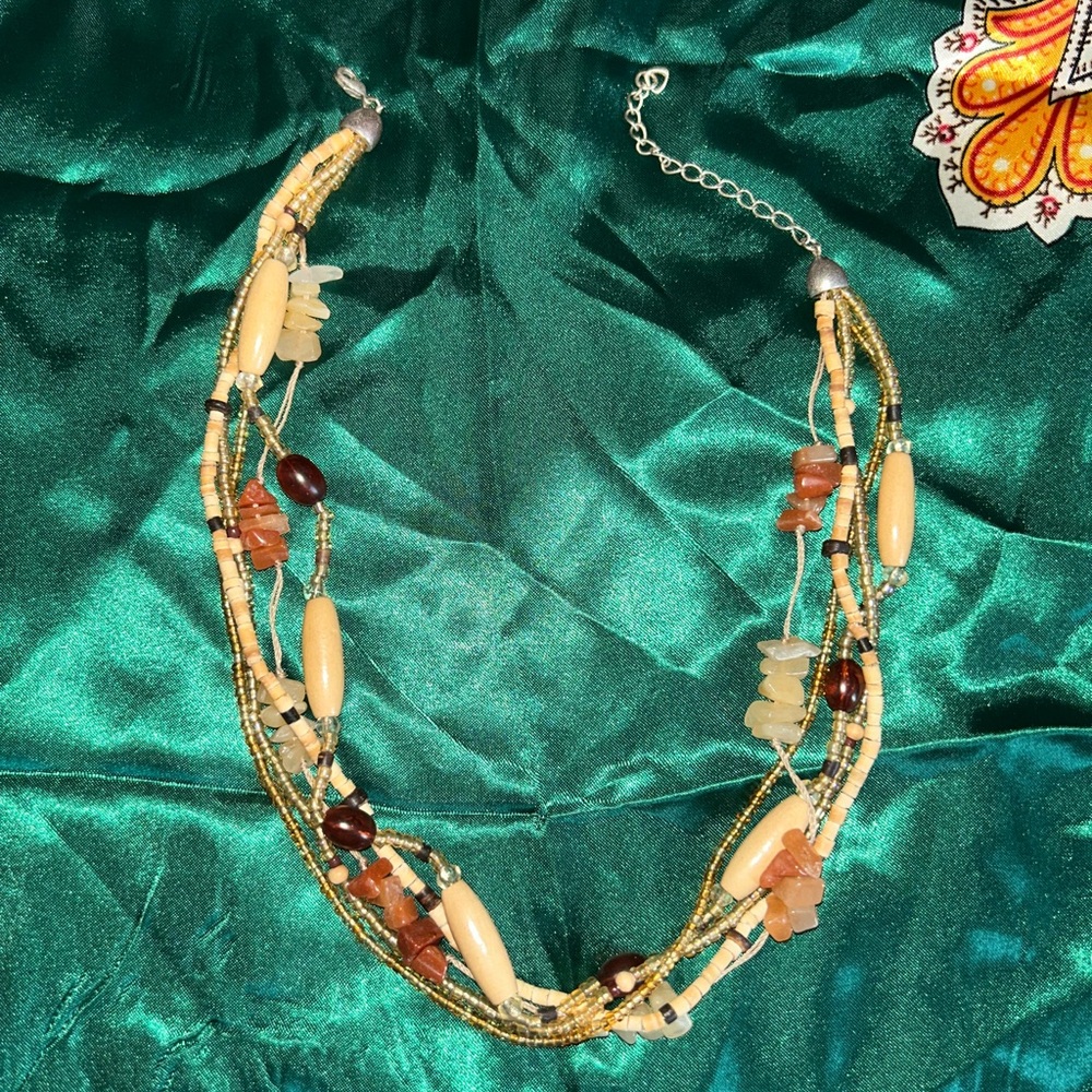 Multicolor Boho Beaded Necklace